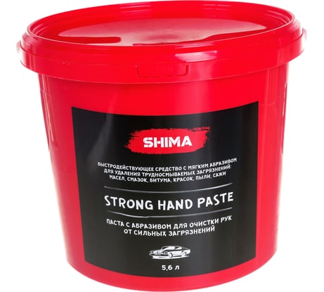 Паста с абразивом для очистки рук SHIMA DETAILER STRONG HAND PASTE 5.6 л 4603740920452