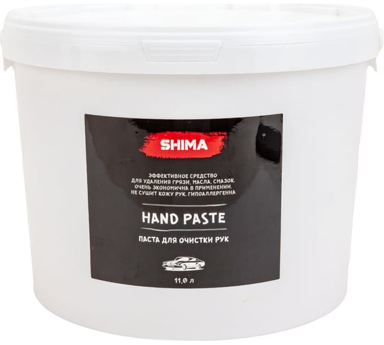 Паста для очистки рук SHIMA DETAILER HAND PASTE 11 л 4603740920001