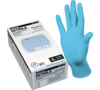 Перчатки нитриловые неопудренные MANUAL RN707 100 шт. размер ХL CT0000005212
