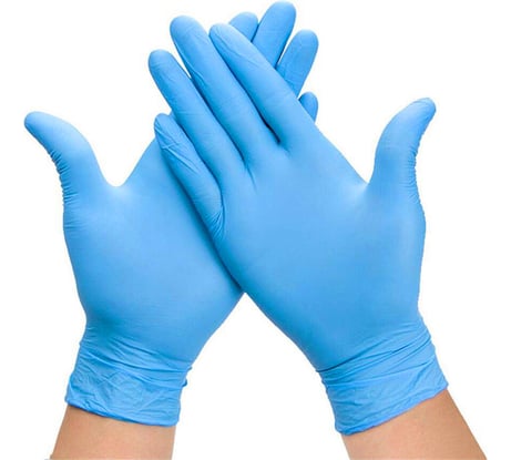 Нитриловые перчатки EcoLat Ocean blue 100 шт./уп. размер XL, 3035/XL