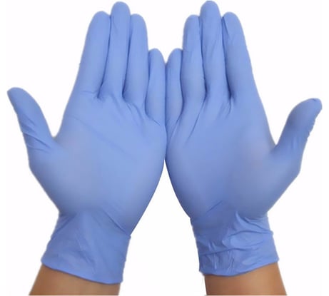 Нитриловые перчатки EcoLat 4U, 100 шт./уп. размер S, 3037/S