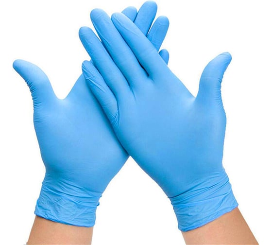 Нитриловые перчатки EcoLat Ocean blue 100 шт./уп. размер XXL, 3035/XXL