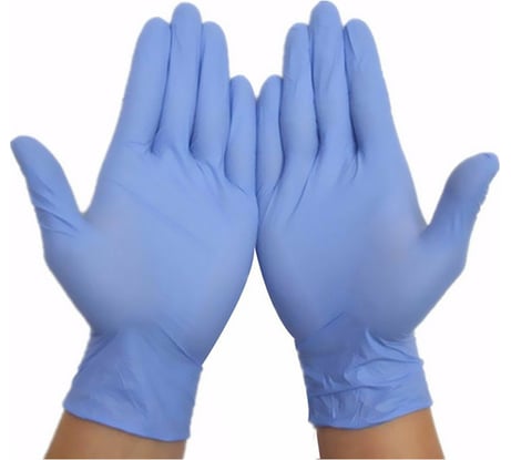 Нитриловые перчатки EcoLat 4U, 100 шт./уп. размер L, 3037/L