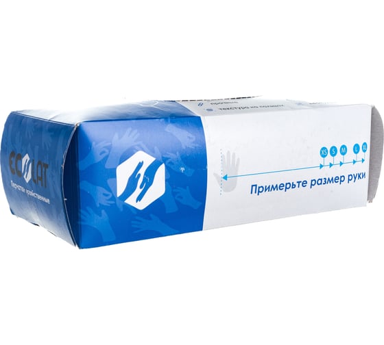Хозяйственные латексные перчатки EcoLat стандарт 50 шт./уп., размер XL 2325/XL
