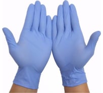Нитриловые перчатки EcoLat сиреневые, 10 шт./уп., размер S 73037/S