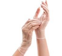 Виниловые перчатки EcoLat прозрачные 20 шт./уп. размер S, 71021/S