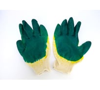 Перчатки ACG хлопок, 2-ой облив, с двойным латексным покрытием, 5 пар/упак 1006923