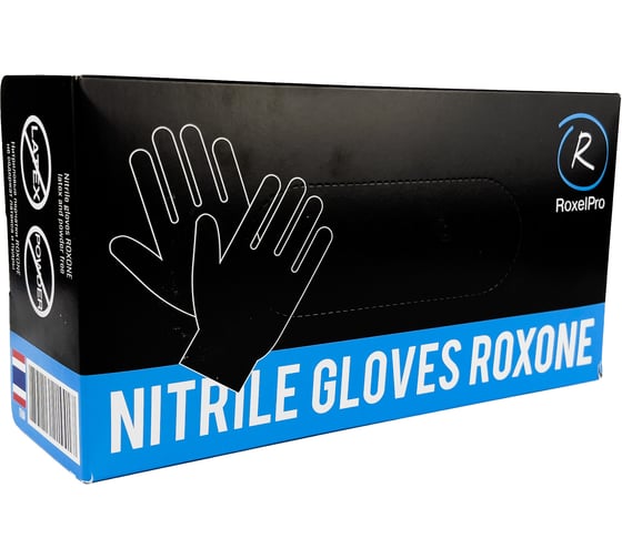 Нитриловые перчатки RoxelPro ROXONE, размер ХХL, 90 штук 721451