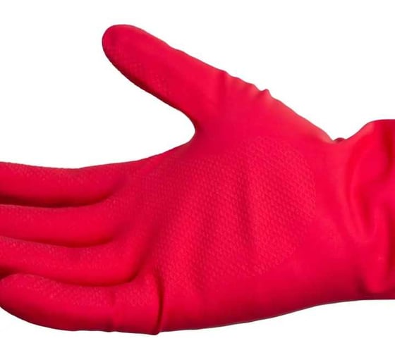Перчатки резиновые многоцелевые Vileda Professional M, красный, арт. 8005/100750/100153 7308