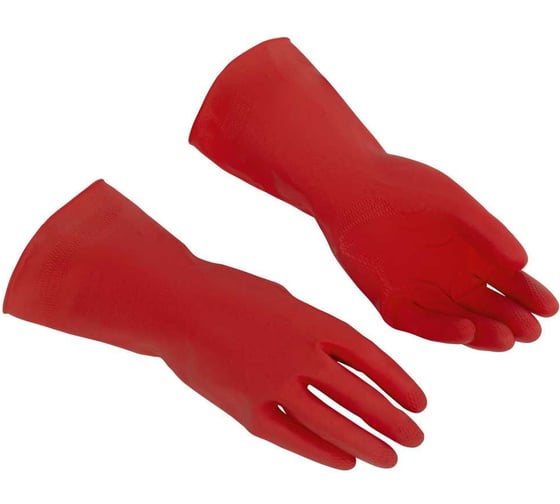 Перчатки резиновые многоцелевые Vileda Professional M, красный, арт. 8005/100750/100153 7308