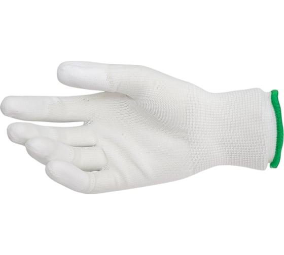 Перчатки Safeprotect НейпТач нейлон+полиуретан на кончиках пальцев, белый, размер 8 (M) 110506M