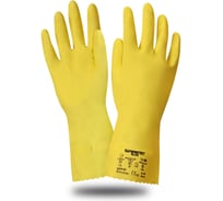 Перчатки Safeprotect ЧИСТОТА латекс, хлопковый слой, толщина 0,38 мм, длина 300 мм, размер 8 (M) 03023M