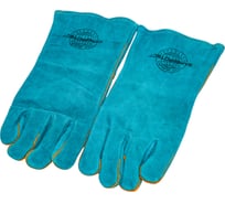 Краги спилковые Safeprotect КАМЧАТКА бирюзовые (флисовая подкладка) р 10.5, 1 пара 144711