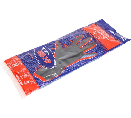 Перчатки Safeprotect КЩС-2-SP (латекс, толщина 0.35 мм, длина 300 мм) р 7 (S) 03032S