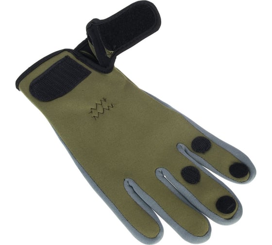 Перчатки влагостойкие рыболовные AZOR FISHING хлопок, полиэстер, микрофибра 127-069