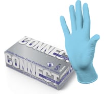 Перчатки CONNECT нитриловые неопудренные 200 шт, размер S CT0000005533
