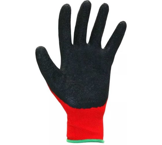Перчатки Safeprotect НейпЛат (нейлон+латекс, красный с черным) р, 7 (S) 03056S