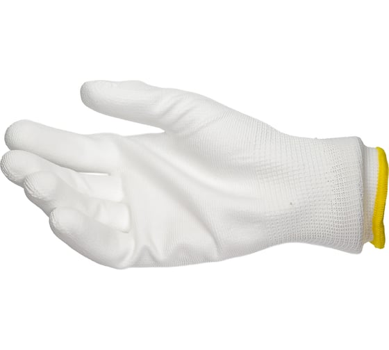 Перчатки Safeprotect НейпПол-Б (нейлон+полиуретан, белый) р, 7 (S) 03054S