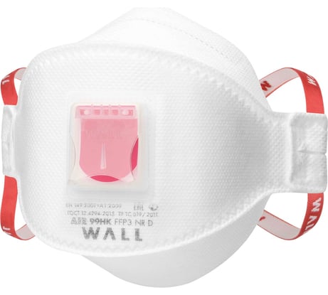 Трехпанельный фильтрующий респиратор WALL Air 99HK FFP3 NR D 39902 F
