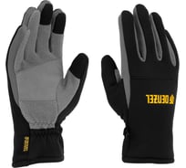 Перчатки универсальные Denzel искусственный мех, работа с сенсорным экраном, размер 8 68086