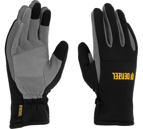 Перчатки универсальные Denzel искусственный мех, работа с сенсорным экраном, размер 8 68086