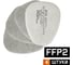 Комплект Полумаска из силикона Jeta Safety с быстрым сбросом 8500 с 2-мя фильтрами A1 (6510), размер L, SET8500-L 25