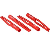 Кабельный ПВХ разветвитель AURA "штаны", 11мм., красный комплект 4 шт RCA-Y11R