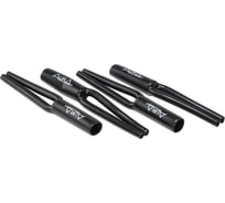 Кабельный ПВХ разветвитель AURA "штаны", 11мм., черный комплект 4 шт RCA-Y11B