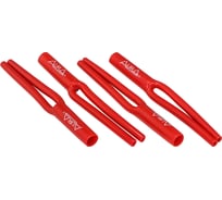 Кабельный ПВХ разветвитель AURA "штаны", 9мм., красный комплект 4 шт RCA-Y09R