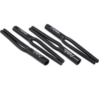 Кабельный ПВХ разветвитель AURA "штаны", 9мм, черный комплект 4 шт RCA-Y09B