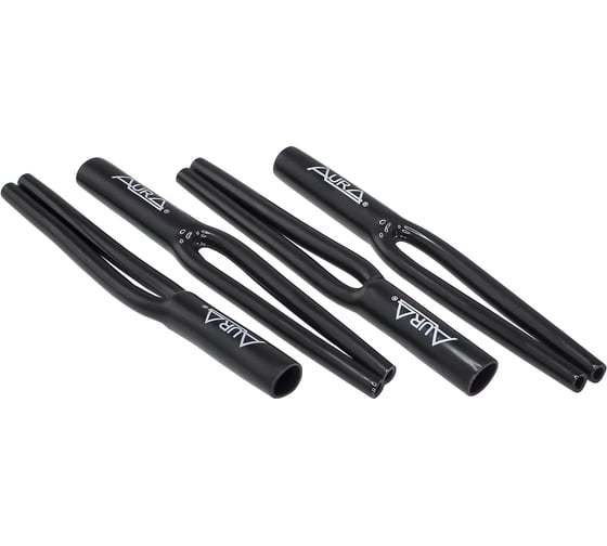 Кабельный ПВХ разветвитель AURA "штаны", 9мм, черный комплект 4 шт RCA-Y09B