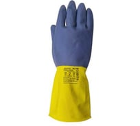 Перчатки Armprotect КЩС, К80, Щ40, 0,67 мм, латекс-неопрен, сине-желтые, NL700, L, 9, NL700 4620207781265