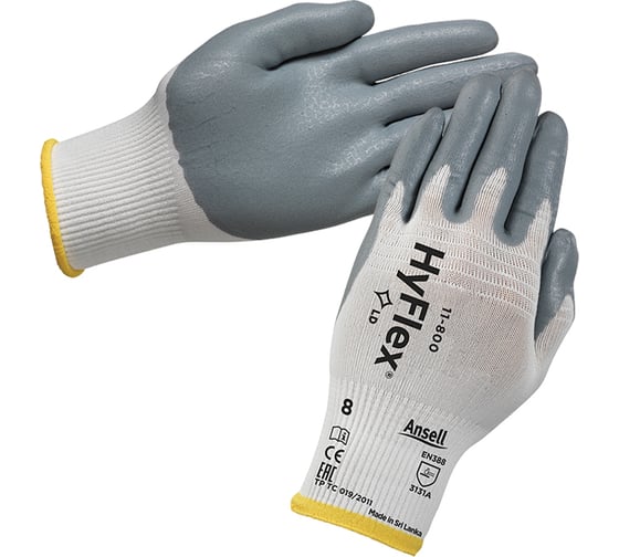 Перчатки от механических повреждений Ansell HyFlex 11-800-10 1