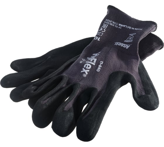 Перчатки от механических повреждений Ansell HyFlex 11-840-10