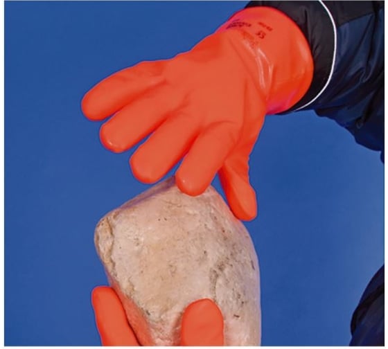 Влагостойкие зимние перчатки Ansell ActivArmr Polar Grip 23-700-10