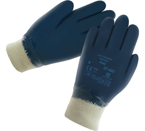 Перчатки от механических повреждений Ansell ActivArmr Hycron 27-602-9