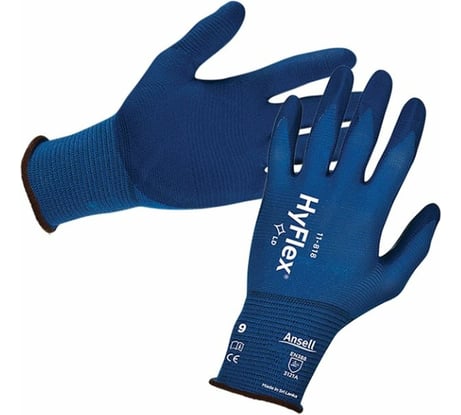 Перчатки от механических повреждений Ansell HyFlex 11-818-7