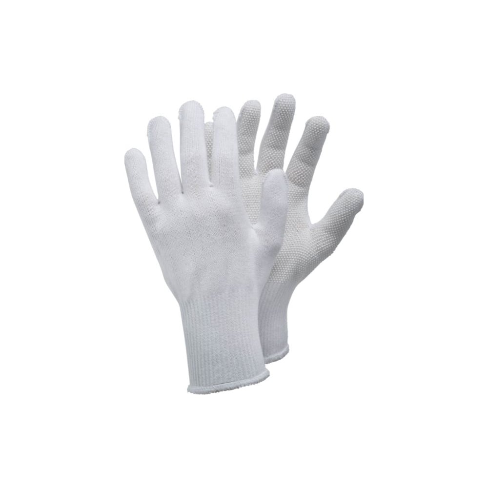 Текстильные перчатки с повышенной плотностью вязки TEGERA хлопок, винил ...