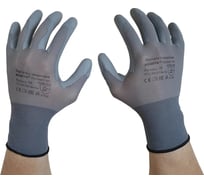 Защитные перчатки Scaffa Контакт PU1850T-GR от ОПЗ, размер 9 00-00011905