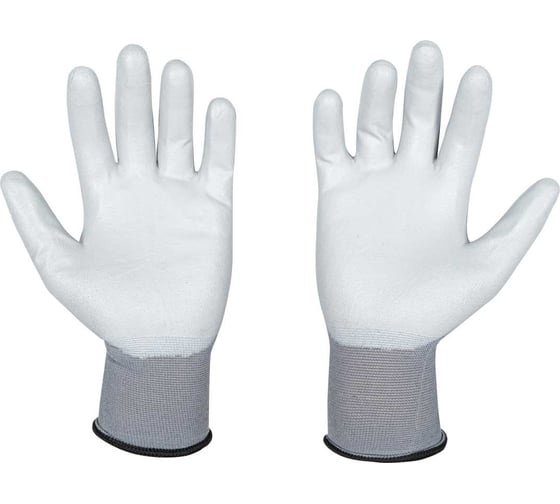 Защитные перчатки Scaffa Контакт PU1850T-GR от ОПЗ, размер 9 00-00011905