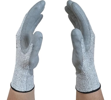 Перчатки для защиты от порезов SCAFFA Рубеж ПУ В DY110DG-PU размер 11 00-00011907