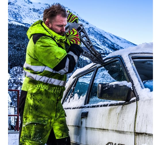 Защитные перчатки Granberg Cut D Impact Hi-Viz 1 пара 115.9002/11
