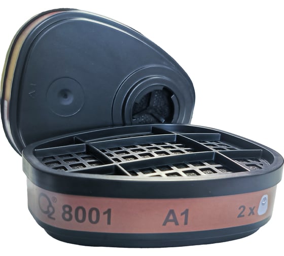 Фильтр угольный О2 А1 8001 2 шт.