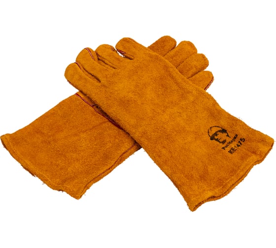 Краги РосМарка желтые с подкладкой, 35 см (1475), размер 10,5 КЕ1475 1