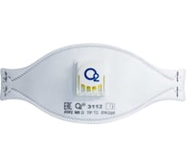Респиратор О2 трехпанельный FFP2 NRD с клапаном выдоха 3112