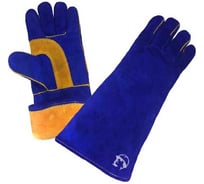 Краги зимние особо прочные РосМарка 35 см (1453), (синий/желтый), искусственный мех, размер 10,5 KT1453