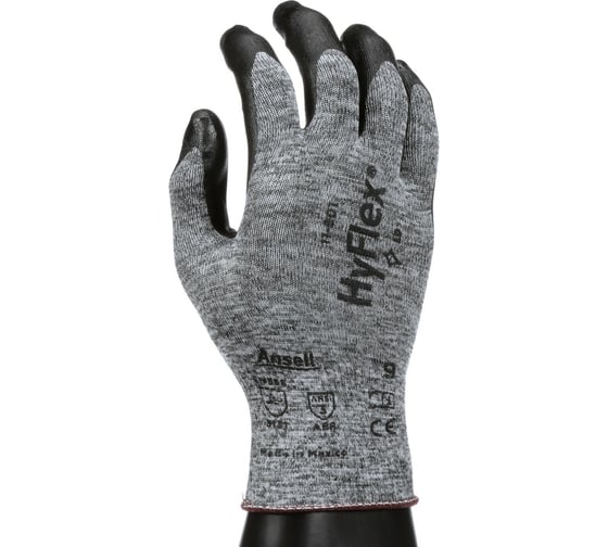 Перчатки от механических повреждений Ansell HyFlex 11-801-10