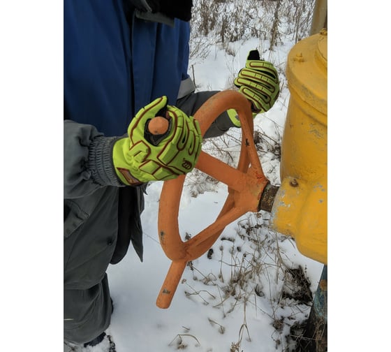 Зимние противоударные антипорезные перчатки Ansell RINGERS R176-10