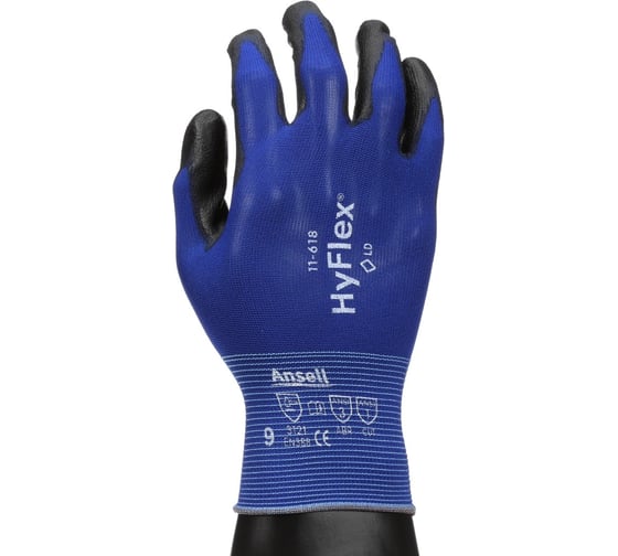 Перчатки от механических повреждений Ansell HyFlex 11-618-9