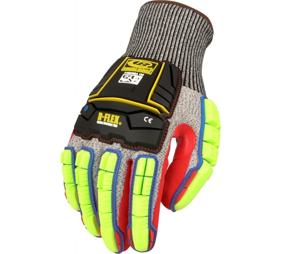 Противоударные антипорезные перчатки Ansell RINGERS R065-10